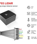 TF03-180 Industrial High-Speed Lidar Sensor 180m Long Range Outdoor Distance Finder For Drones And Robots IP67 1000 Hz Refresh