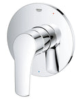 Eurosmart Shower Valve Trim In Starlight Chrome With Concealed Mounting And Starlight Finish For A Sleek Scratch Resistant Shine Works With Universal Pressure Balance Rough In Valve 35110 Sold Separately Modern Bathroom Upgrade