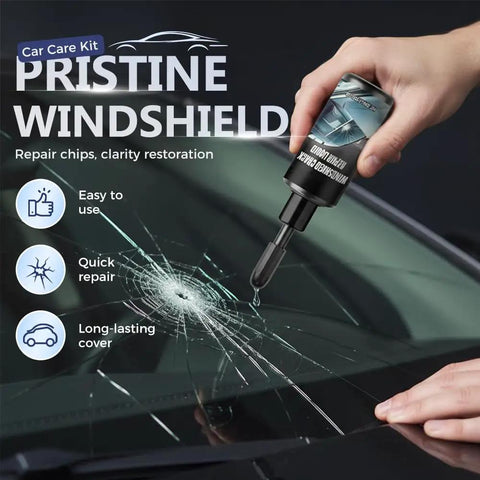 Windshield Crack Repair Kit For Cars 2026 Edition Glass Repair Liquid For Cracks And Chips Easy DIY Auto Window Repair