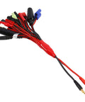 Do It All 19 In 1 Rc Car Truck LiPo Battery Charger Adapter with red and black universal cable connectors visible