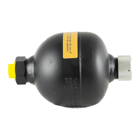 Diaphragm Hydraulic Accumulator Built For Tough Jobs, 20 Cu In Capacity 0.32 L, 3/4-16UNF Threads, Ultra High Pressure 4786 Psi, Energy Storage For Hydraulic Systems, Compact And Easy To Connect, Metric Circuit Ready, Heavy Duty Performance