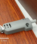 Soft Close Damper For Kitchen Cabinets And Bathroom Drawers With Silent Buffer System Easy Screw Install ABS Plastic Construction visible on wood surface.