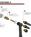 TIG Welding Torch Accessories Must-Have All-In-One 71-Piece Kit With Alumina Nozzles, Collets, Stubby Gas Lens, Glass Cups