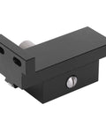 Ultra Precise Linear Stage Manual Sliding Table Made From Lightweight Aluminum Alloy ZDTLS80 shown from side view, visible knob