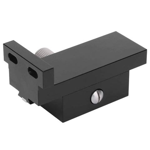 Ultra Precise Linear Stage Manual Sliding Table Made From Lightweight Aluminum Alloy ZDTLS80 shown from side view, visible knob