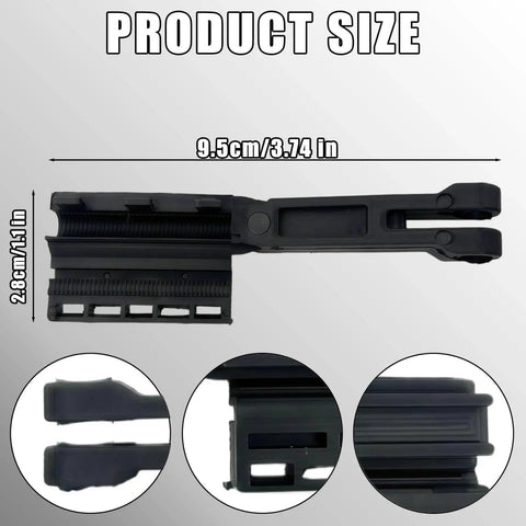 Volvo Truck Outer Door Handle Lower Linkage Rod Replacement Black Finish Built Tough For Easy Install And Long Lasting Durability Restores Smooth Door Release And Reliable Operation Across Volvo Trucks, 9.5cm black plastic
