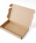 Open 10 Pack Small Brown Corrugated Shipping Boxes For Packing And Mailing 19x11x3 Cm Kraft Paper Mailer Boxes Pro Grade Durable