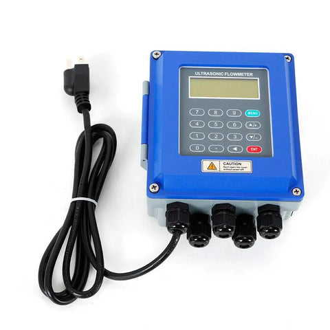 Digital Wall Mounted Ultrasonic Flow Meter For Water And Liquid, High Precision Flow Measurement With IP67 Protection, DN32 6000 Range