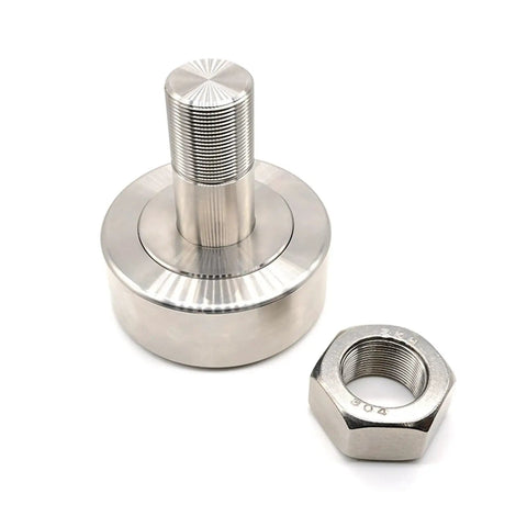 Rock Solid Stud Type Cam Follower Bearing With Bolt Roller Precision Machined From Sus304 Stainless Steel Track Runner For Heavy Duty Work And Smooth Operator Performance