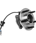 Rear Wheel Hub And Bearing Assembly For 2005 2006 Equinox 2006 Torrent 2002 2007 Saturn Vue 5 Lug Hub With ABS 4 Wheel ABS Models Only AUQDD 512229 Maintenance Free And Easy To Install Plug In And Go product front view with sensor cable