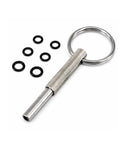 Oval Security Bit Magnetic Repair Tool In 316 Stainless Steel, 2.4 Inch, Includes 6 Replacement Gaskets For Jura Capresso Krups AEG Espresso Machines