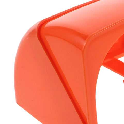 Heavy Duty Outdoor EV Charger Cover With Dual Outlet Socket Protector All Weather Foldable Shield For Electric Vehicles close-up orange angle