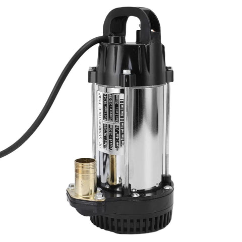 Built Like A Tank Stainless Steel Submersible Sump Pump 300W With 8 Foot Cable true workhorse for farm ponds and pool draining.