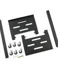 Heavy Duty Furniture Dolly With 2000 Lbs Capacity Steel Panel Heavy Load Moving Cart parts including four swivel casters and frames.