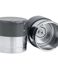 Stainless Steel Trailer Wheel Bearing Protector With Dust Cover Caps 1.98 Inches showing front and side view