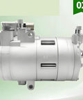 Heavy Duty Electric Hybrid AC Compressor For Bmw 530Le G38 X5 F15 I3 I8 R134a, side view showing connectors and mounting points.
