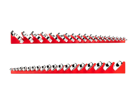 19 Piece Metric Combination Wrench Set With Rack, Angled Open Ends For Tight Spaces, 6 To 24 Mm, Durable Wrench Rack Included