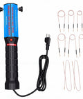 1300W Magnetic Induction Bolt Heater with eight coils, power cord, designed for auto repair and removing rusted hardware.