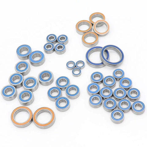 Assorted sizes of TRX-4 Ball Bearing Set for 1/10 Traxxas RC Car - High-Precision Chrome Steel Bearings Upgrade Kit for Smooth Steering.