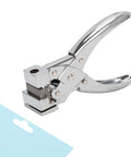 Heavy Duty T Slot Hole Punch Handheld Tool For ID Cards Plastic Cardstock Cardboard And PVC With Sharp Visible Blade Edge
