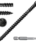 No 10 Hidden Deck Screws 2-3/8 Inch, 350 Pieces, Star Drive Countersunk Wood Screws For Outdoor Timber, Rust Resistant Coating