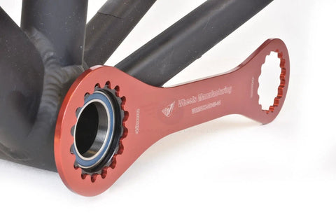Pro Grade 16 Notch Bottom Bracket Wrench 44 To 48 Millimeter For Bike Maintenance Red Accessory Pack High Torque Durable Tool