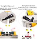 Crush Your Shipping Rush Like A Boss With This Smooth Auto Carton Sealer Machine For Quick Box Taping adjustable sealing width and height.