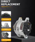 110 Amp 12V Car Alternator Replacement For Hyundai Santa Fe 2.4L 2010 2012, Hyundai Sonata 2.0L 2011 2014, Kia Optima 2.0L 2012 2013, Kia Sorento 2.4L 2011 2012