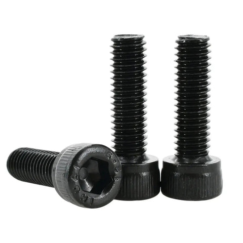 Pro Grade M2 M3 M4 M5 M6 Screws Bolts Nuts Kit Beefy Grade 12.9 Black Carbon Steel DIN912 Hex Socket Cap Head Allen Machine Screws and Nuts Set for Home Shop and DIY Projects black socket cap screws