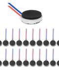 Beefy Mini 10mm By 2mm Flat Coin Button Type Vibration Motors DC 3V 12000 RPM Micro Vibe Motors For Smartphones Pagers Tablets And Home Gadgets 20 Pack