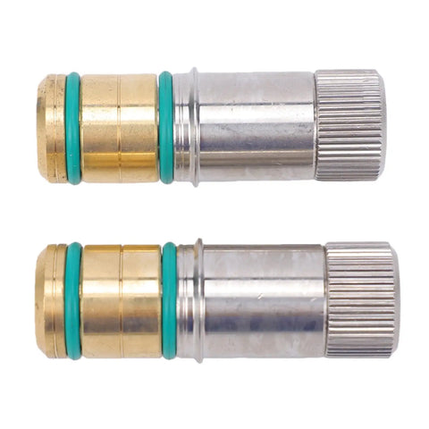 Yoidesu Premium 19mm Bench Dogs For Woodworking Are Made From Durable Stainless Steel, featuring brass fittings and green seals.