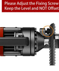Powerful 1000W Electric Rebar Cutter For Fast 5/8 Inch Cutting showing fixing screw adjustment for accuracy and level.