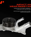 Premium Heavy Duty Engine Water Pump 3.6L DOHC V6 impact and wear resistant design with aluminum and steel materials.