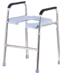 Raised Toilet Seat With Handles For Easy Lift, Standalone Toilet Safety Frame, Elevated Riser Fits Most Toilets