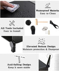 12 Cube Storage Organizer for Closet and Home, DIY Assembly with Wooden Hammer, waterproof material and all tools included