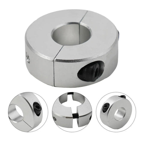 Heavy Duty Aluminum Alloy Rings Split Clamp Collar For Shaft 25mm Strong Grip Industrial Gear And Soft Shafts With Long Service Life And Low Axial Load Support Keeps Locked Tight For Builds Ideal For Pros Want Reliable Durability., 25mm bore clamp collar