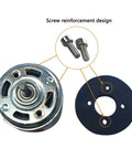 65mm Dust Shoe for Routers Fits 1.5kW Spindles Heavy Duty Dust Cover screw reinforcement design.