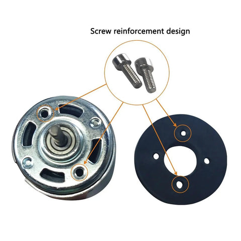 65mm Dust Shoe for Routers Fits 1.5kW Spindles Heavy Duty Dust Cover screw reinforcement design.