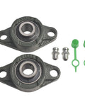 UCFL203 pillow block bearings from Go Kart Minibike Complete Jackshaft Kit Five Eighths Inch By Ten Inches For Thirty Five Chain