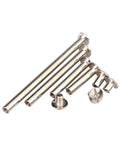 Get Your Hands on These Badass M5 Chicago Binding Screws Assortment Packing 240 Pieces Of Phillips Heads And Extenders Perfect For Scrapbooks And Photo Albums Built Tough With Rust Resistant Carbon Steel For Any Project, assortment of nickel-plated M5 binding screws and extenders.