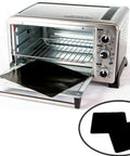Two Pack Non Stick 11 Inch By 9 Inch Toaster Oven Liner PTFE Teflon Dishwasher Safe Keeps Oven Clean Catches Spills Debris