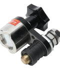 Premium Magnetic Welding Ground Clamp With Adjustable Connector And Quick Switch for iron copper projects, close-up detail of the connector.