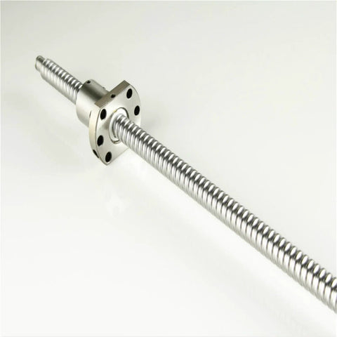 SFU1204 Ball Screw With Single Ball Nut For CNC Parts, metal rod with nut, smooth surface, rolled C7 precision, linear motion component