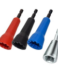 Four Piece Wire Nut Twister Set for Drills With One Quarter Inch Chuck Fast Wire Twisting Tool Kit for DIY Electrical Wiring