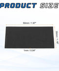 Rectangular graphite block ingot 50x30x1mm for melting, electrolysis, heavy-duty black slabs for casting and lab use.