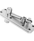 Top view of Hidden Door Hinge With Beefy Heavy Duty Stainless Steel 360 Degree Rotation for wooden and aluminum frame doors.