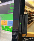 Magnetic Stripe Card Reader 3 Track Magstripe USB Keyboard Emulation Plug and Play for QuickBooks Online POS on monitor