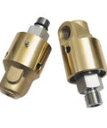 360 Degree Brass Rotary Joint Swivel Coupling For One Half Inch Three Quarter Inch And One Inch Water Air Oil Spray Universal Connector With Right Hand Thread And Two Way Rotation High Pressure Leak Proof Seal, brass swivel fittings