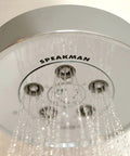 Neo Anystream High Pressure Adjustable Shower Head 2.5 GPM Polished Chrome with Custom Spray Patterns in action view