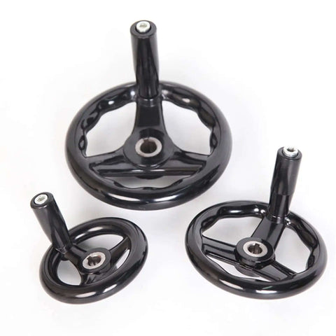 Polyamide Machine Tool Hand Wheel With Anti Slip Face For Oil Rich Or Humid Environments Industrial Manual Control Ergonomic Grip